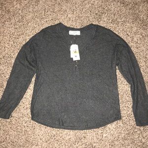 Dark grey henley
